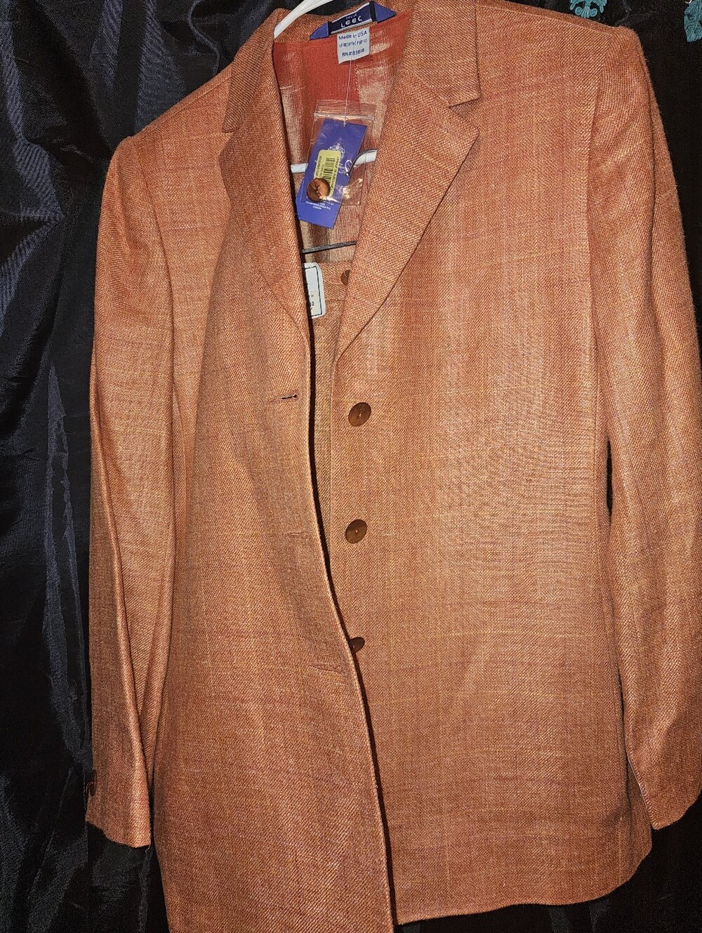 Austin Reed Women's Skirt Suit Nectarine Color Size 14